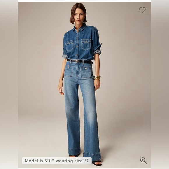 J. Crew Denim - J. Crew Sailor High Rise Wide Leg, 31